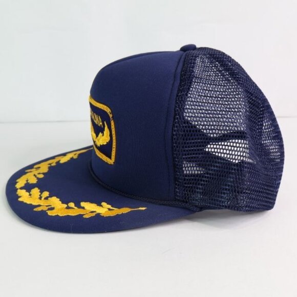 Vintage Catalina Island Hat Men's Embroidered Mesh Trucker Cap Scrambled Eggs - Picture 2 of 7